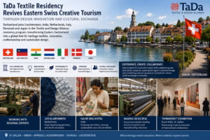 Switzerland Joins Liechtenstein, India, Netherlands, Italy, Denmark and Japan as TaDa Textile Residency Revives Eastern Swiss Creative Tourism Through Design Innovation and Cultural Exchange