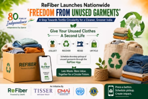 ReFiber Launches Nationwide ‘Freedom from Unused Garments’ Drive to Promote Textile Circularity