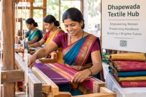 Dhapewada Textile Hub Top Targets Employment for 5,000 Women Near Nagpur